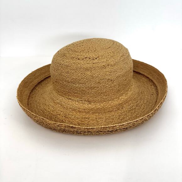 Annabel Ingall Australia Wide Brim Natural Straw Hat Tan main image 7